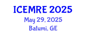 International Conference on Energy Management and Renewable Energy (ICEMRE) May 29, 2025 - Batumi, Georgia