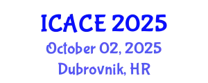 International Conference on Architectural and Civil Engineering (ICACE) October 02, 2025 - Dubrovnik, Croatia