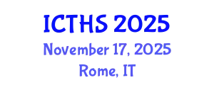 International Conference on Tourism and Hospitality Studies (ICTHS) November 17, 2025 - Rome, Italy