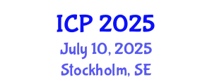 International Conference on Physics (ICP) July 10, 2025 - Stockholm, Sweden