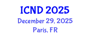 International Conference on Neurodevelopmental Disorders (ICND) December 29, 2025 - Paris, France