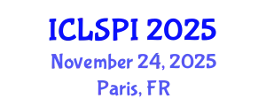 International Conference on Legal, Security and Privacy Issues (ICLSPI) November 24, 2025 - Paris, France