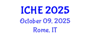 International Conference on Higher Education (ICHE) October 09, 2025 - Rome, Italy