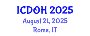 International Conference on Dentistry and Oral Health (ICDOH) August 21, 2025 - Rome, Italy