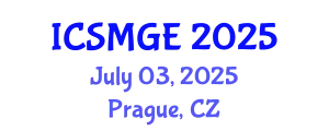 International Conference on Soil Mechanics and Geotechnical Engineering (ICSMGE) July 03, 2025 - Prague, Czechia