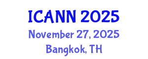International Conference on Artificial Neural Networks (ICANN) November 27, 2025 - Bangkok, Thailand