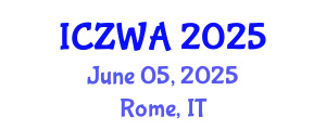 International Conference on Zoology and Wild Animals (ICZWA) June 05, 2025 - Rome, Italy