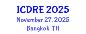 International Conference on Desalination and Renewable Energy (ICDRE) November 27, 2025 - Bangkok, Thailand