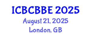 International Conference on Bioinformatics, Computational Biology and Biomedical Engineering (ICBCBBE) August 21, 2025 - London, United Kingdom