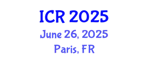 International Conference on Rheology (ICR) June 26, 2025 - Paris, France