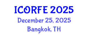 International Conference on Operations Research and Financial Engineering (ICORFE) December 25, 2025 - Bangkok, Thailand