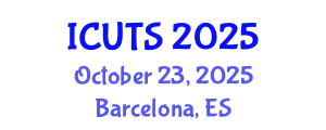 International Conference on Urban Transformations and Sustainability (ICUTS) October 23, 2025 - Barcelona, Spain