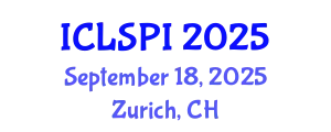 International Conference on Legal, Security and Privacy Issues (ICLSPI) September 18, 2025 - Zurich, Switzerland