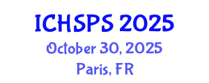 International Conference on Humanities, Social and Political Sciences (ICHSPS) October 30, 2025 - Paris, France