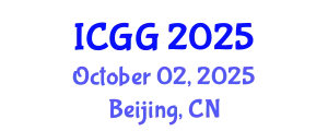 International Conference on Geology and Geophysics (ICGG) October 02, 2025 - Beijing, China