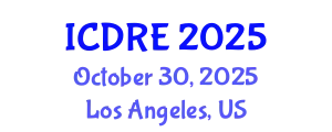 International Conference on Desalination and Renewable Energy (ICDRE) October 30, 2025 - Los Angeles, United States