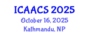 International Conference on Agriculture, Agronomy and Crop Sciences (ICAACS) October 16, 2025 - Kathmandu, Nepal