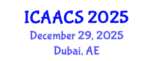 International Conference on Agriculture, Agronomy and Crop Sciences (ICAACS) December 29, 2025 - Dubai, United Arab Emirates