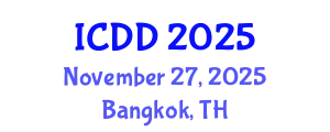 International Conference on Disability and Diversity (ICDD) November 27, 2025 - Bangkok, Thailand