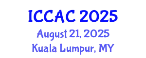 International Conference on Chemometrics in Analytical Chemistry (ICCAC) August 21, 2025 - Kuala Lumpur, Malaysia