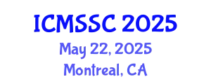 International Conference on Mathematics, Statistics and Scientific Computing (ICMSSC) May 22, 2025 - Montreal, Canada