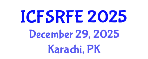 International Conference on Forensic Sciences and Reliable Forensic Evidence (ICFSRFE) December 29, 2025 - Karachi, Pakistan