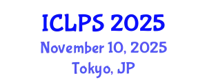 International Conference on Law and Political Science (ICLPS) November 10, 2025 - Tokyo, Japan