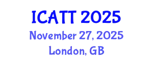 International Conference on Addiction Treatment and Therapy (ICATT) November 27, 2025 - London, United Kingdom