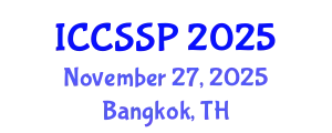 International Conference on Circuits, Systems, and Signal Processing (ICCSSP) November 27, 2025 - Bangkok, Thailand