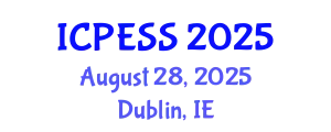International Conference on Physical Education and Sport Science (ICPESS) August 28, 2025 - Dublin, Ireland
