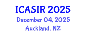International Conference on Administrative Science and International Relations (ICASIR) December 04, 2025 - Auckland, New Zealand