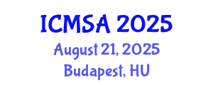 International Conference on Marine Science and Aquaculture (ICMSA) August 21, 2025 - Budapest, Hungary