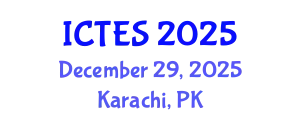International Conference on Teaching and Education Sciences (ICTES) December 29, 2025 - Karachi, Pakistan