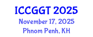 International Conference on Combinatorial Geometry and Graph Theory (ICCGGT) November 17, 2025 - Phnom Penh, Cambodia