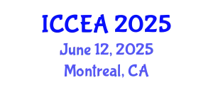 International Conference on Computer Engineering and Applications (ICCEA) June 12, 2025 - Montreal, Canada