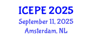 International Conference on Electrical and Power Engineering (ICEPE) September 11, 2025 - Amsterdam, Netherlands
