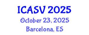 International Conference on Animal Sciences and Veterinary (ICASV) October 23, 2025 - Barcelona, Spain