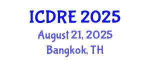 International Conference on Desalination and Renewable Energy (ICDRE) August 21, 2025 - Bangkok, Thailand