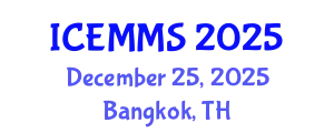 International Conference on Economics, Marketing and Management Sciences (ICEMMS) December 25, 2025 - Bangkok, Thailand