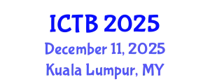 International Conference on Taxonomy and Biodiversity (ICTB) December 11, 2025 - Kuala Lumpur, Malaysia