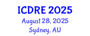 International Conference on Desalination and Renewable Energy (ICDRE) August 28, 2025 - Sydney, Australia