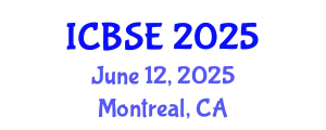 International Conference on Biomechanics and Sports Engineering (ICBSE) June 12, 2025 - Montreal, Canada