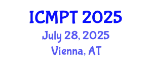 International Conference on Mycotoxins, Phycotoxins and Toxicology (ICMPT) July 28, 2025 - Vienna, Austria