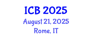 International Conference on Botany (ICB) August 21, 2025 - Rome, Italy