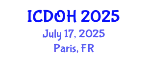 International Conference on Dentistry and Oral Health (ICDOH) July 17, 2025 - Paris, France