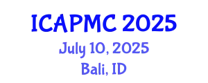 International Conference on Air Pollution Management and Control (ICAPMC) July 10, 2025 - Bali, Indonesia