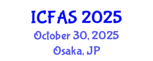 International Conference on Fisheries and Aquatic Sciences (ICFAS) October 30, 2025 - Osaka, Japan