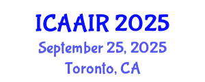 International Conference on Allergy, Asthma, Immunology and Rheumatology (ICAAIR) September 25, 2025 - Toronto, Canada