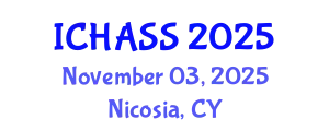 International Conference on Humanities, Administrative and Social Sciences (ICHASS) November 03, 2025 - Nicosia, Cyprus