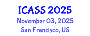 International Conference on Anthropological and Sociological Sciences (ICASS) November 03, 2025 - San Francisco, United States